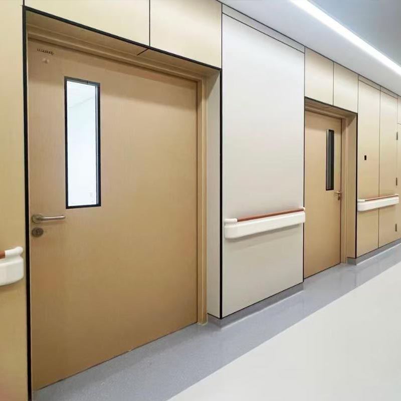 Porta in vetro tagliafuoco per ospedale