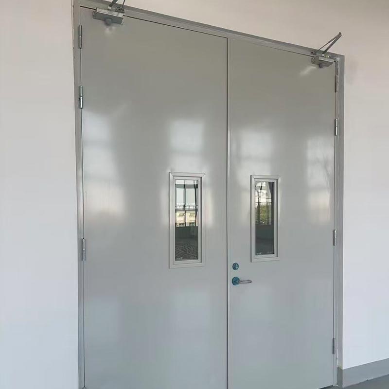 Porta tagliafuoco in acciaio coibentato per carichi pesanti per impianti industriali