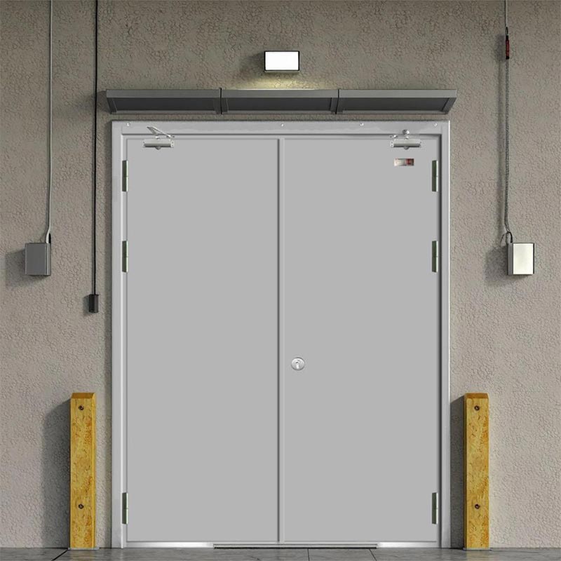 Magazzino Ufficio Isolamento Porta tagliafuoco in acciaio e legno